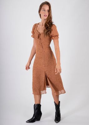 Vestido midi polka dots sold by Shasa