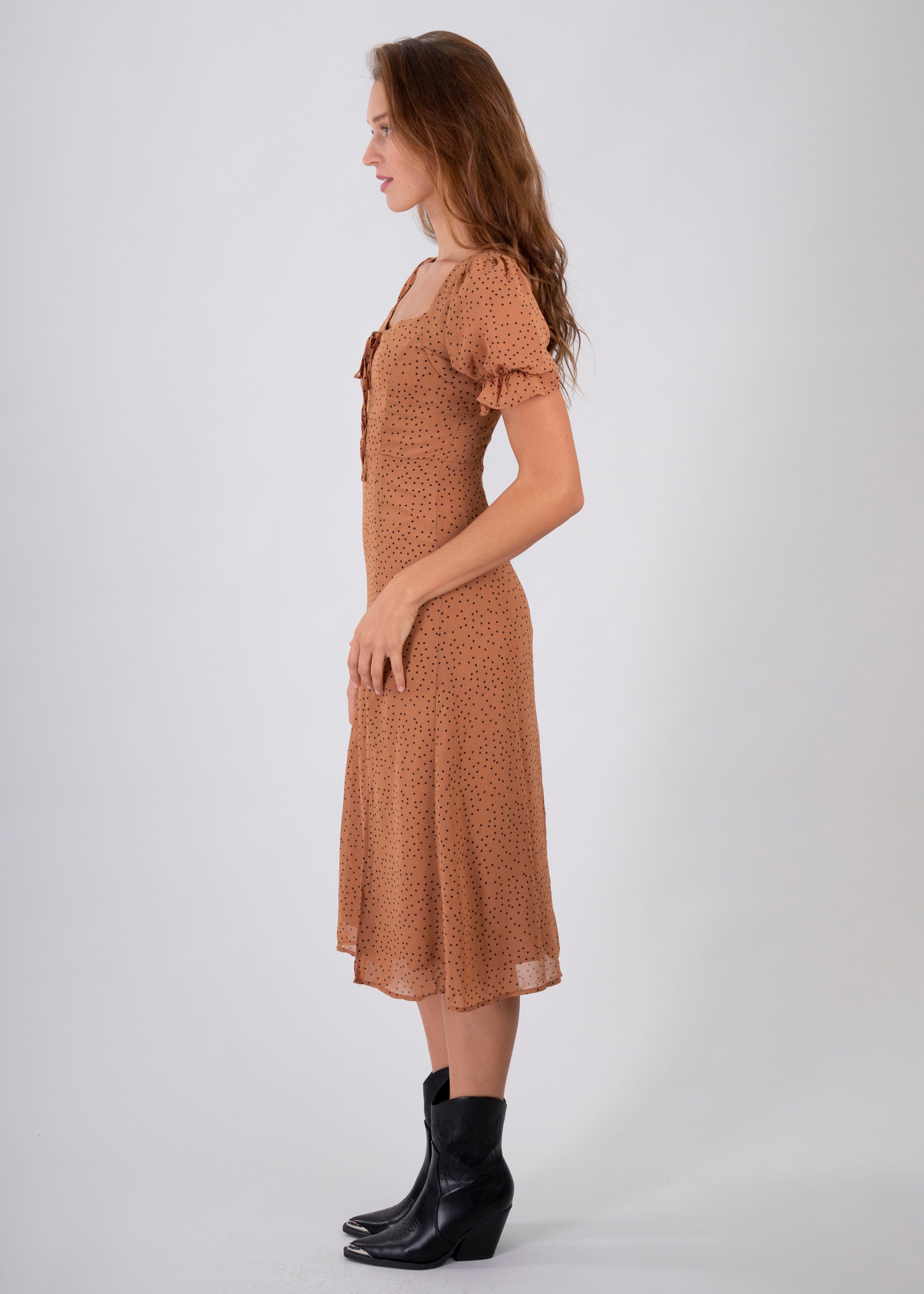 Vestido midi polka dots sold by Shasa product image thumbnail 3