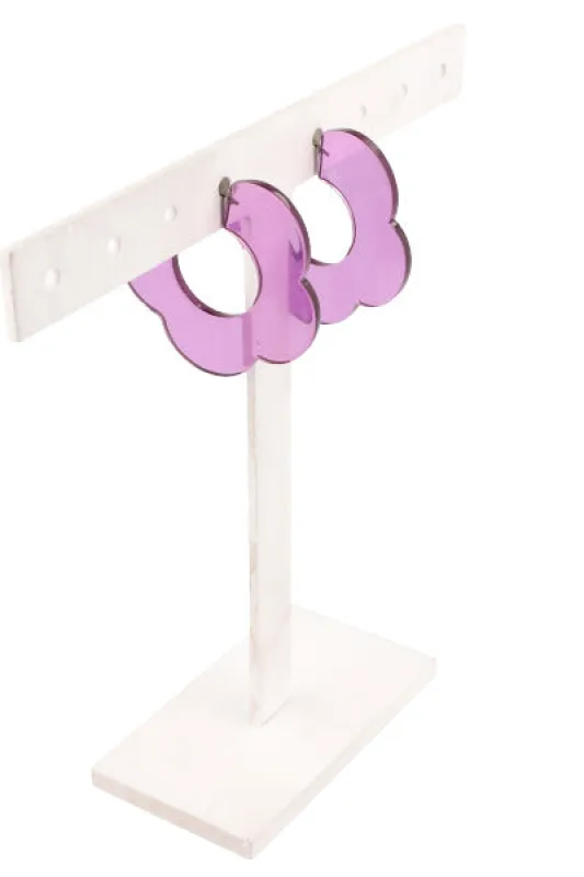 Arracadas Flor Acrilico sold by Shasa