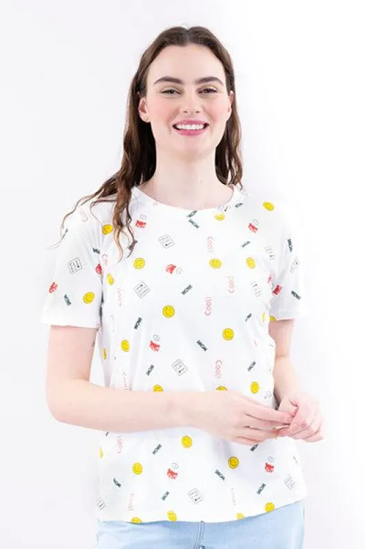 Playera estampada manga corta sold by Shasa