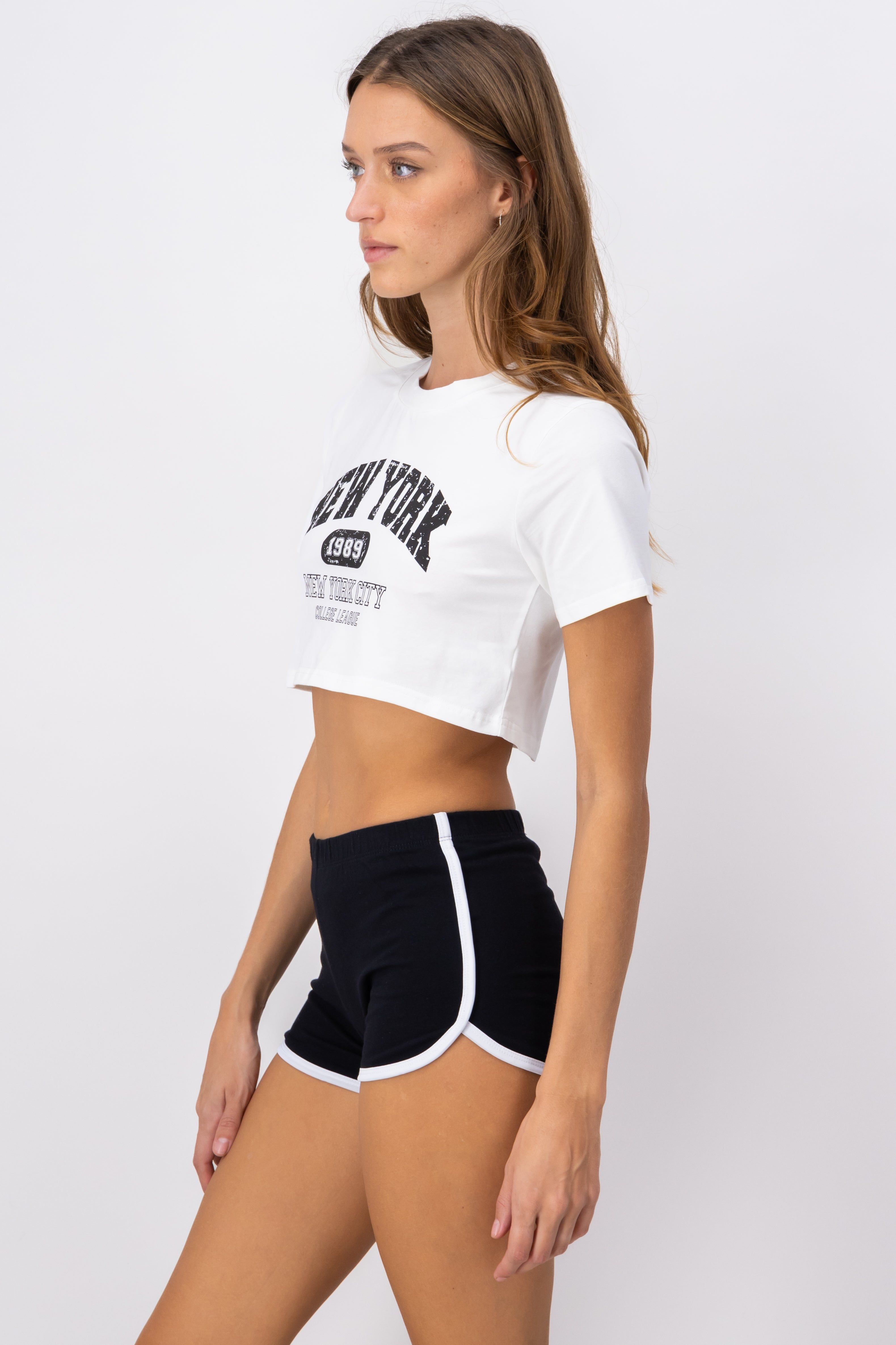 Playera crop estampado New York sold by Shasa product image thumbnail 3