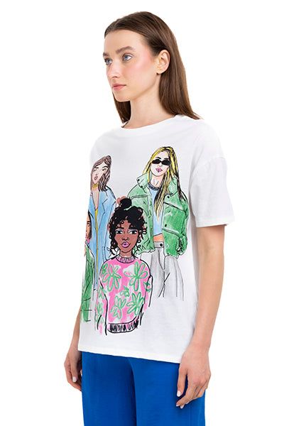 Playera oversize rostros sold by Shasa product image thumbnail 3