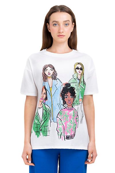 Playera oversize rostros sold by Shasa product image thumbnail 2