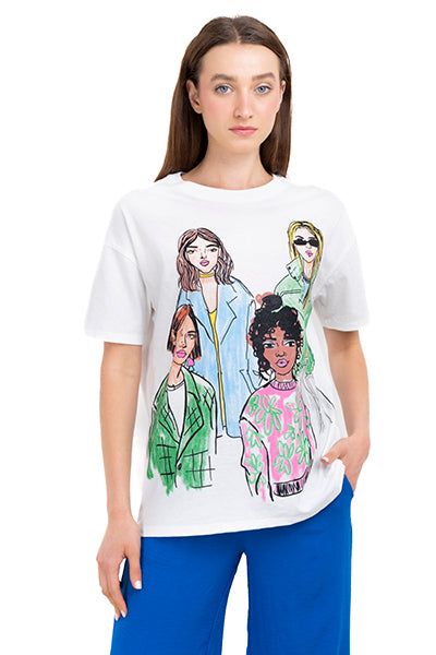 Playera oversize rostros sold by Shasa product image thumbnail 5