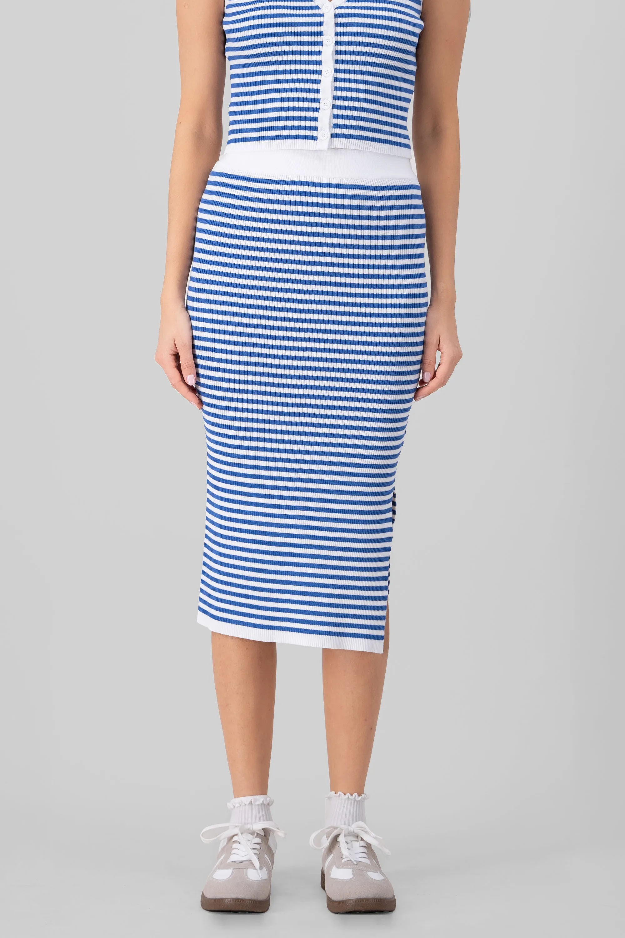 Falda midi rayas tejido sold by Shasa product image thumbnail 3