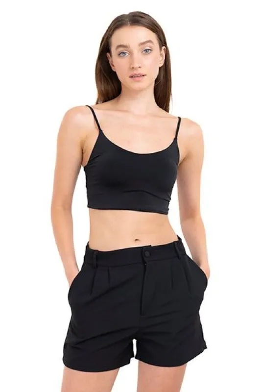 Top crop seamless liso tirantes sold by Shasa