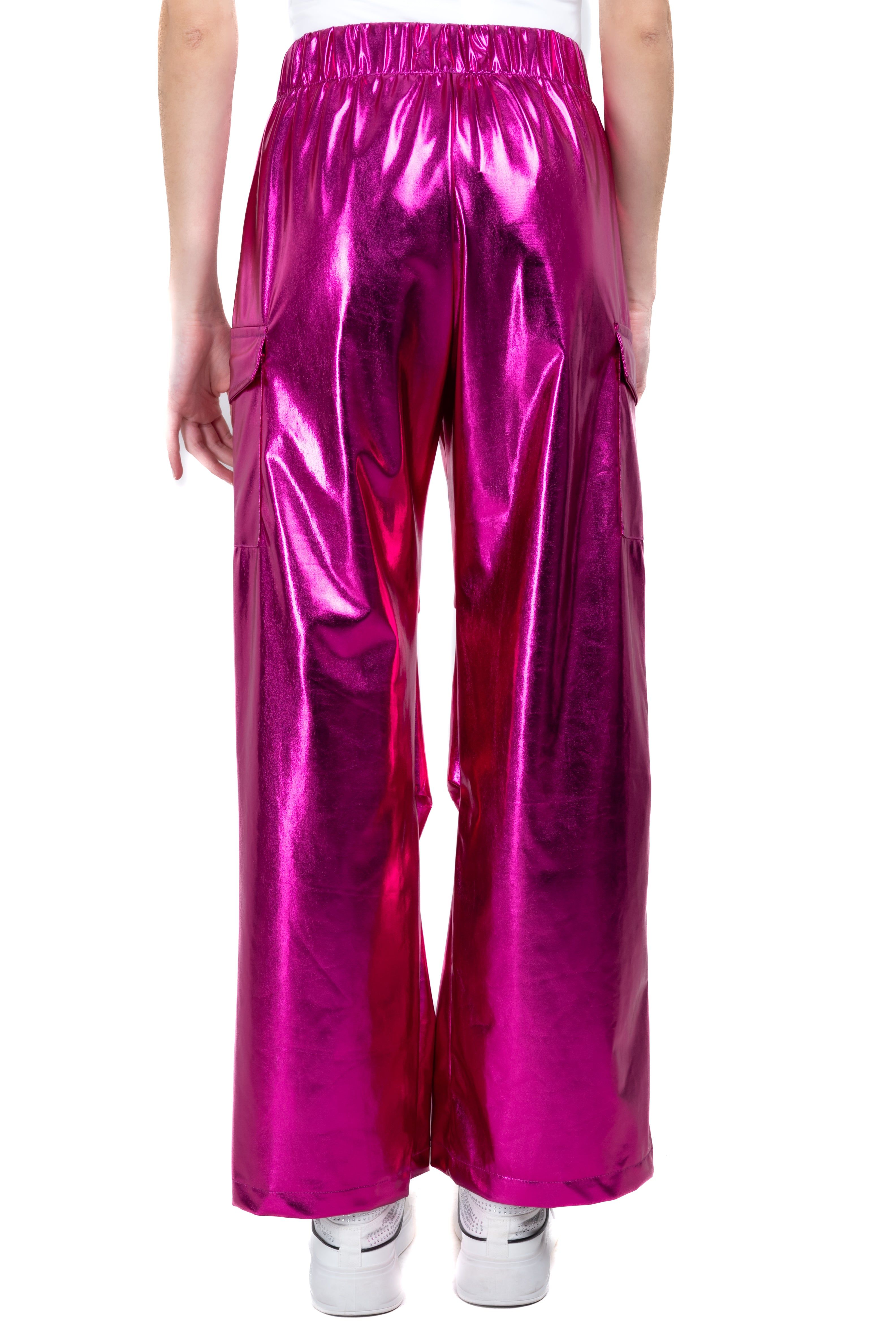 Pantalón cargo metálico liso sold by Shasa product image thumbnail 4