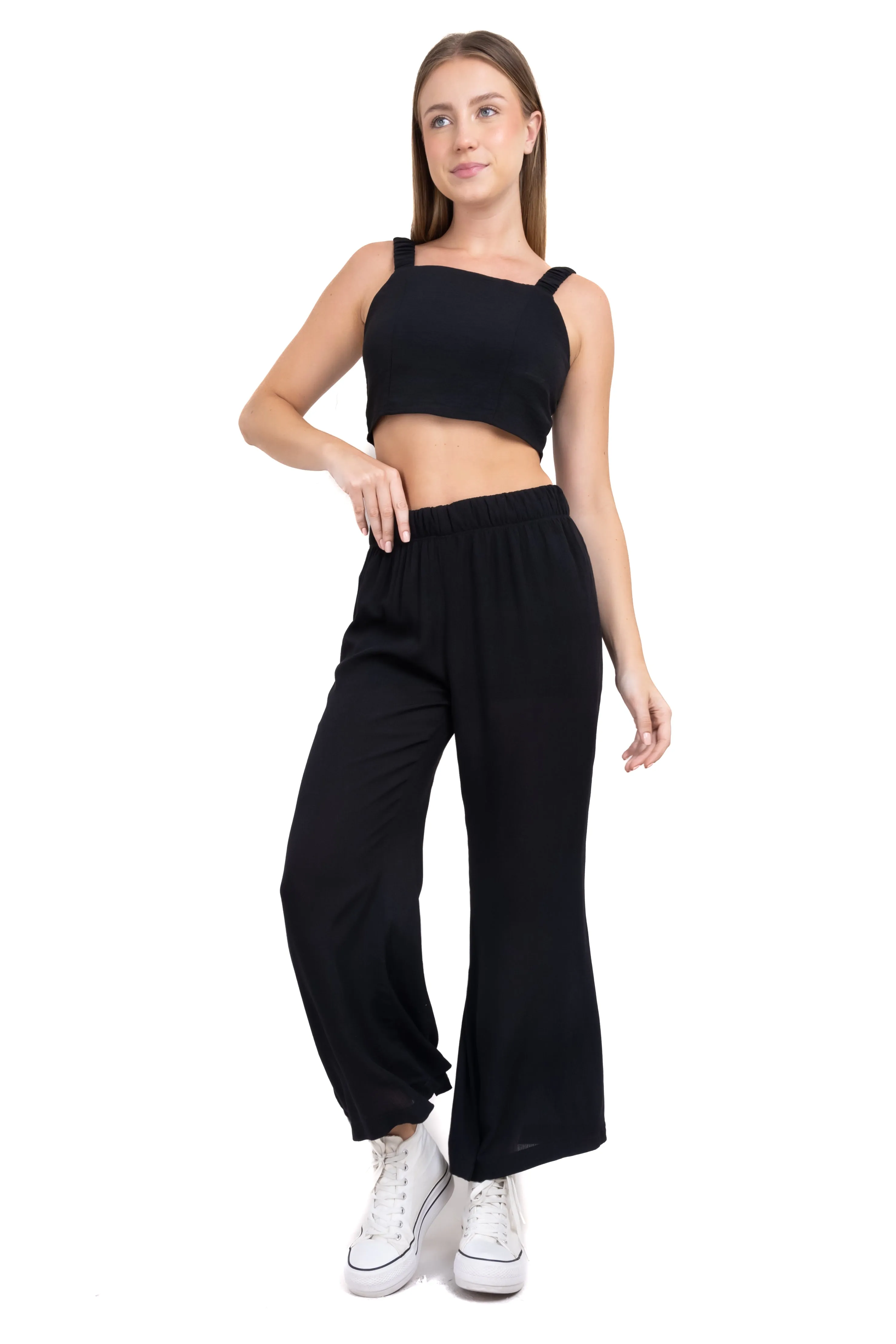 Pantalón amplio liso recto sold by Shasa product image thumbnail 2