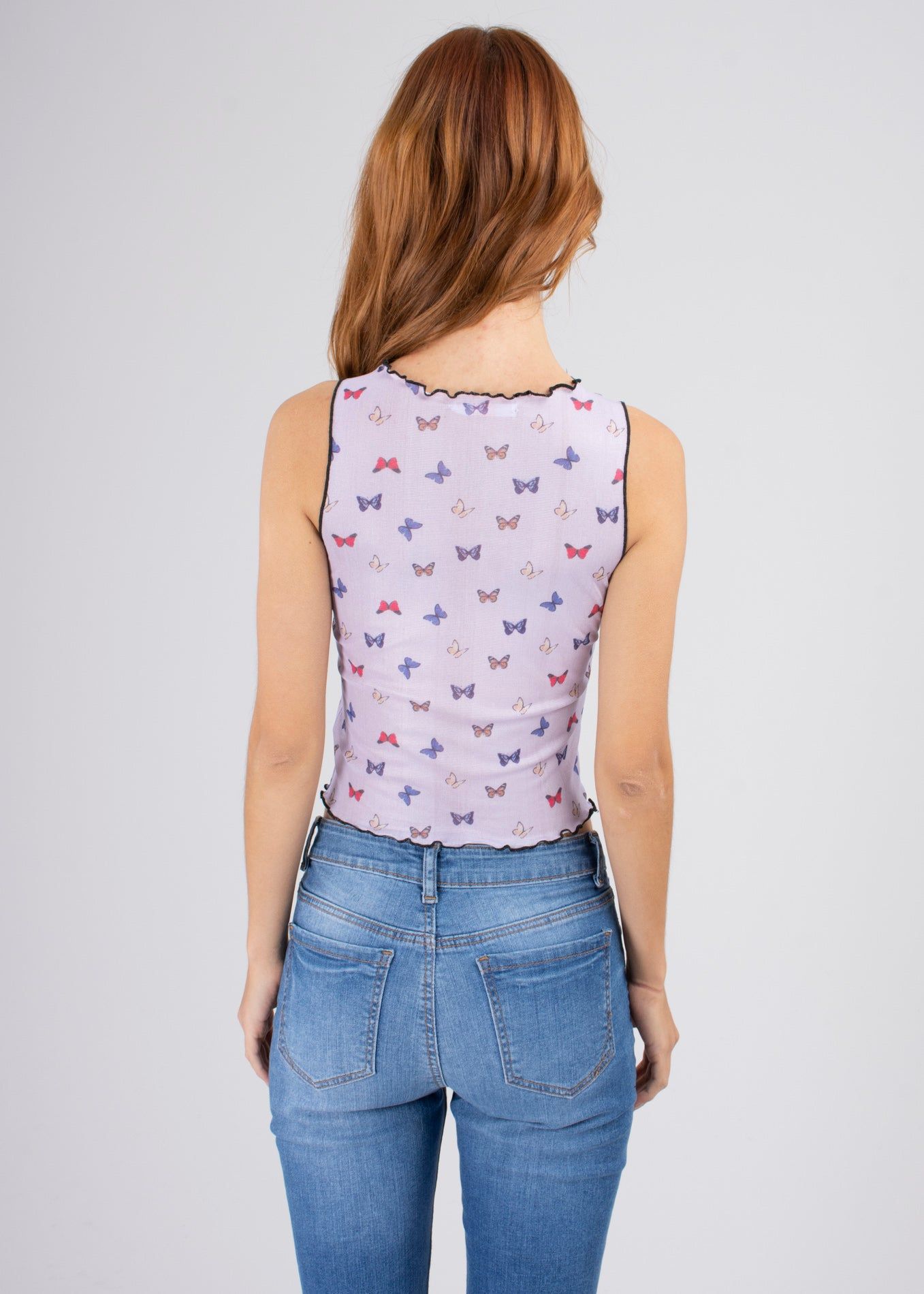 Top mesh stretch estampado mariposas sold by Shasa product image thumbnail 4