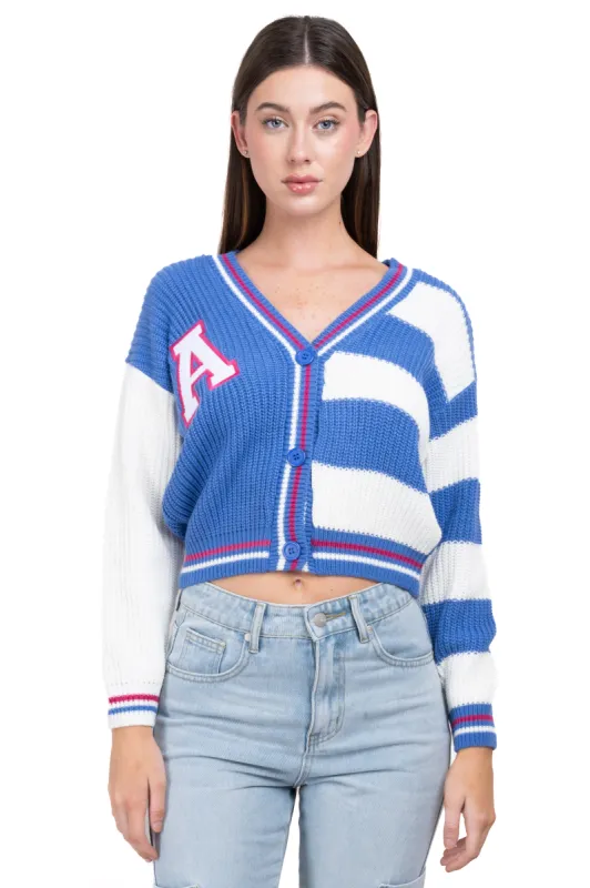 Cárdigan rayas parche sold by Shasa