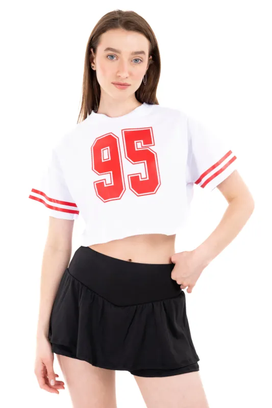 Top crop manga corta amplia sold by Shasa