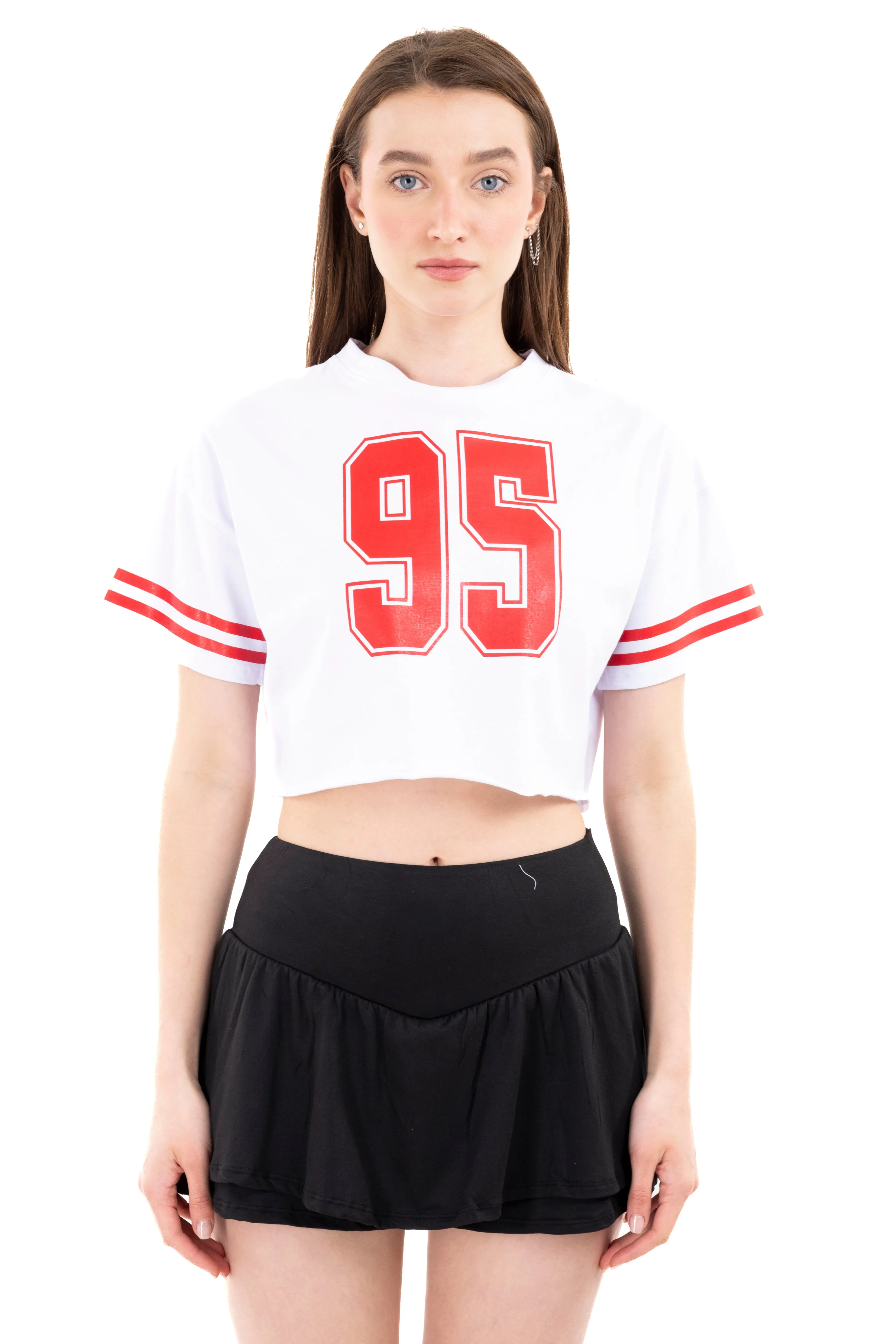 Top crop manga corta amplia sold by Shasa product image thumbnail 2