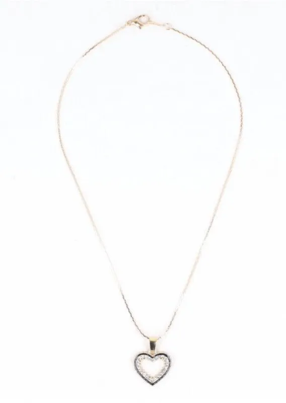 Collar colgante corazón sold by Shasa