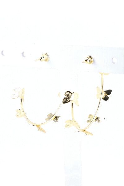 Arracadas metálicas mariposas sold by Shasa product image thumbnail 4