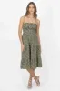 Vestido midi flores sold by Shasa