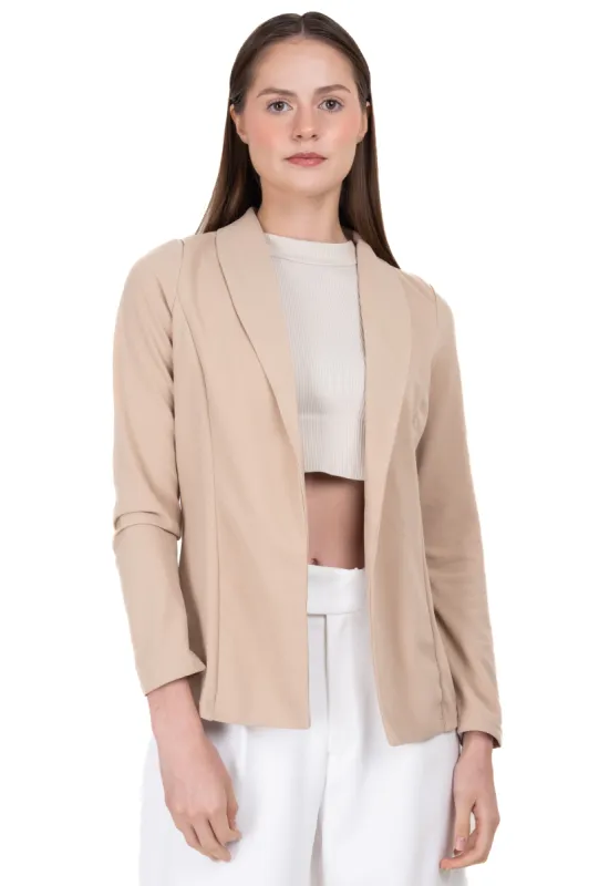 Saco liso cuello solapa sold by Shasa