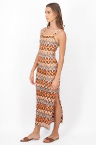 Vestido maxi tejido sold by Shasa