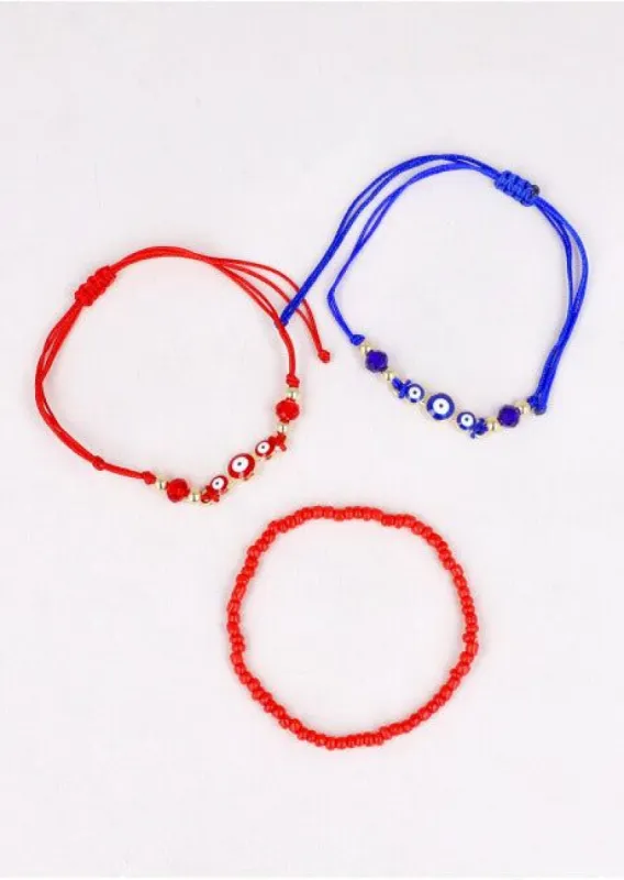 3 Pulseras Ojos sold by Shasa