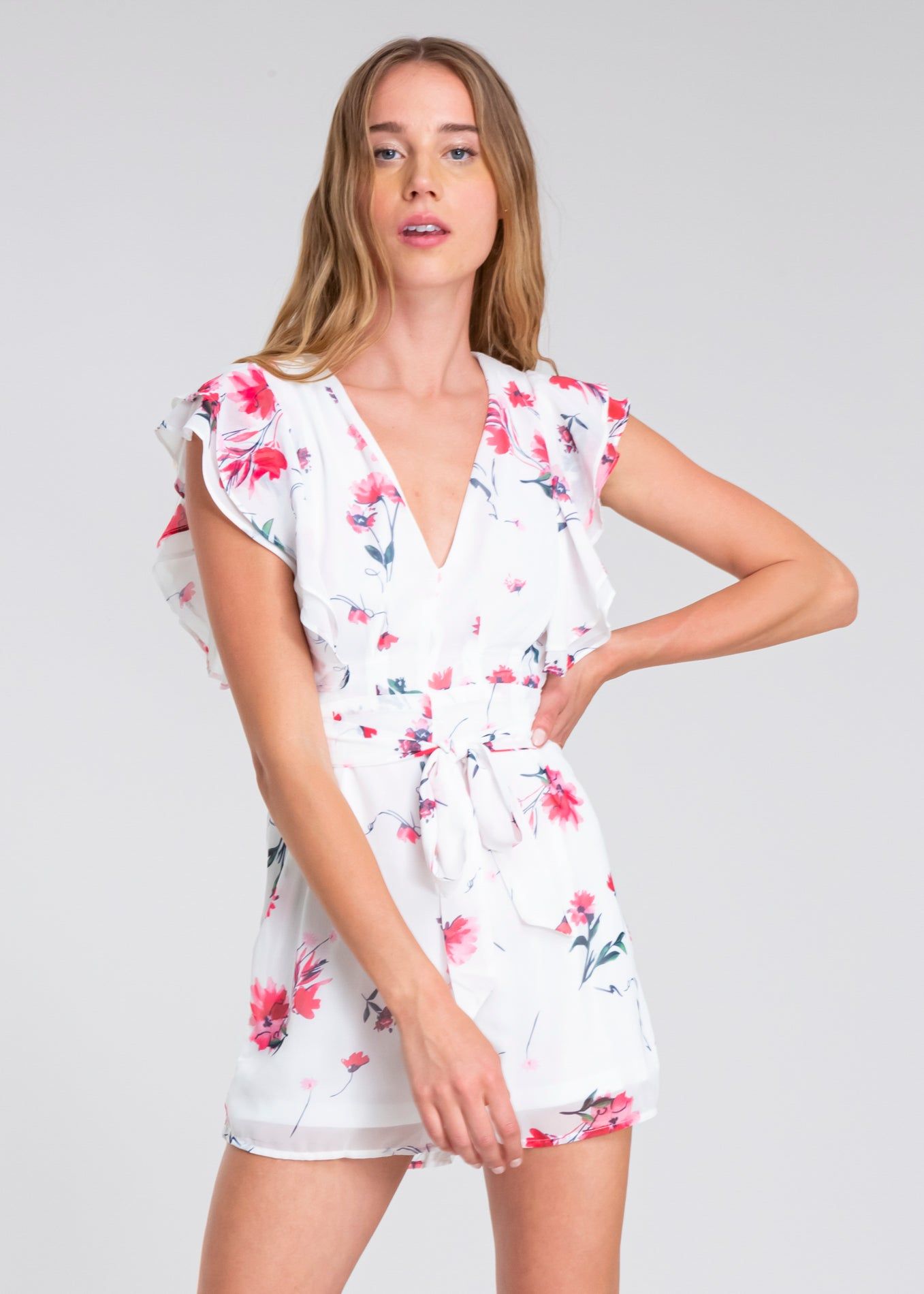 Romper short olanes flores sold by Shasa