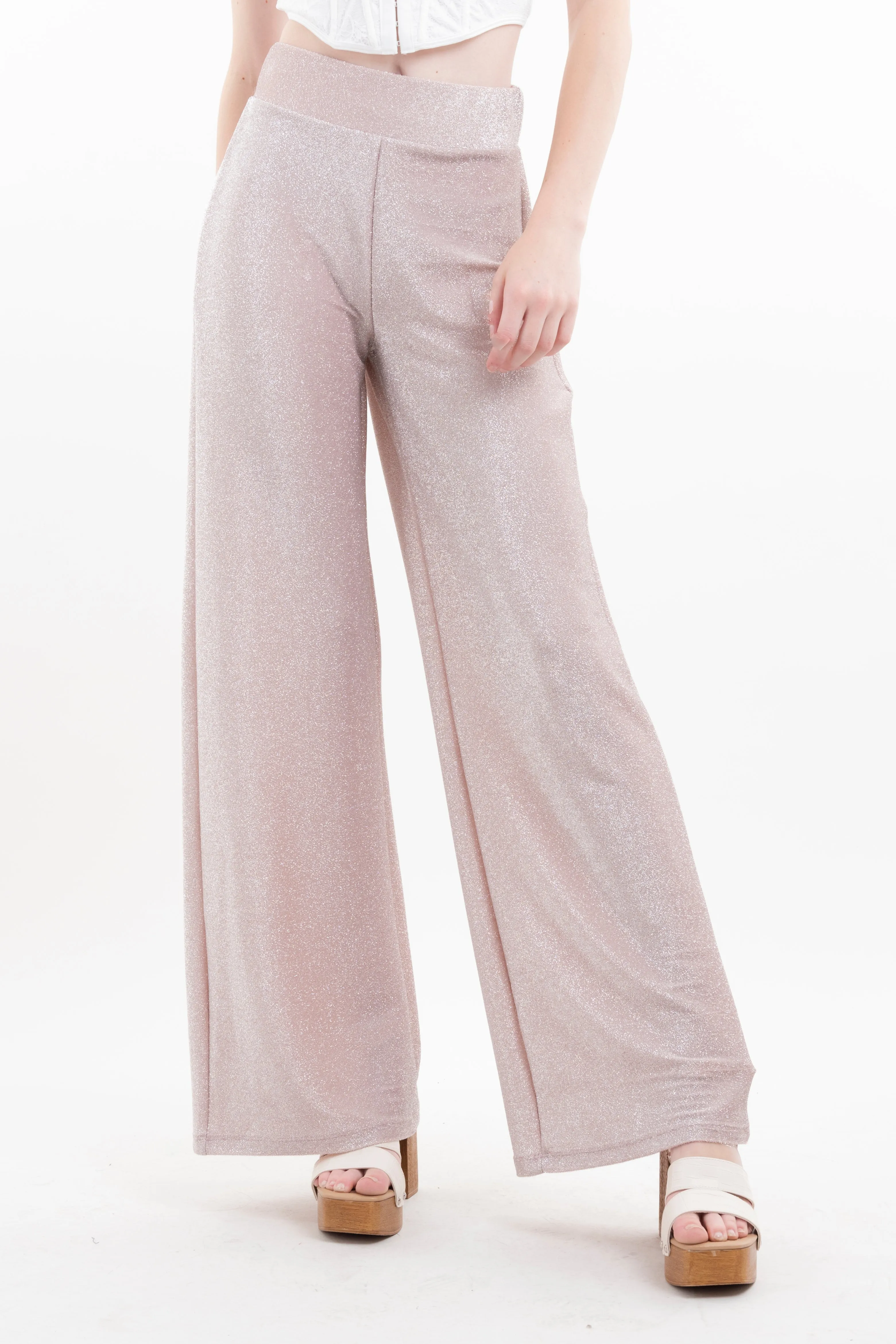 Pantalón amplio lúrex sold by Shasa