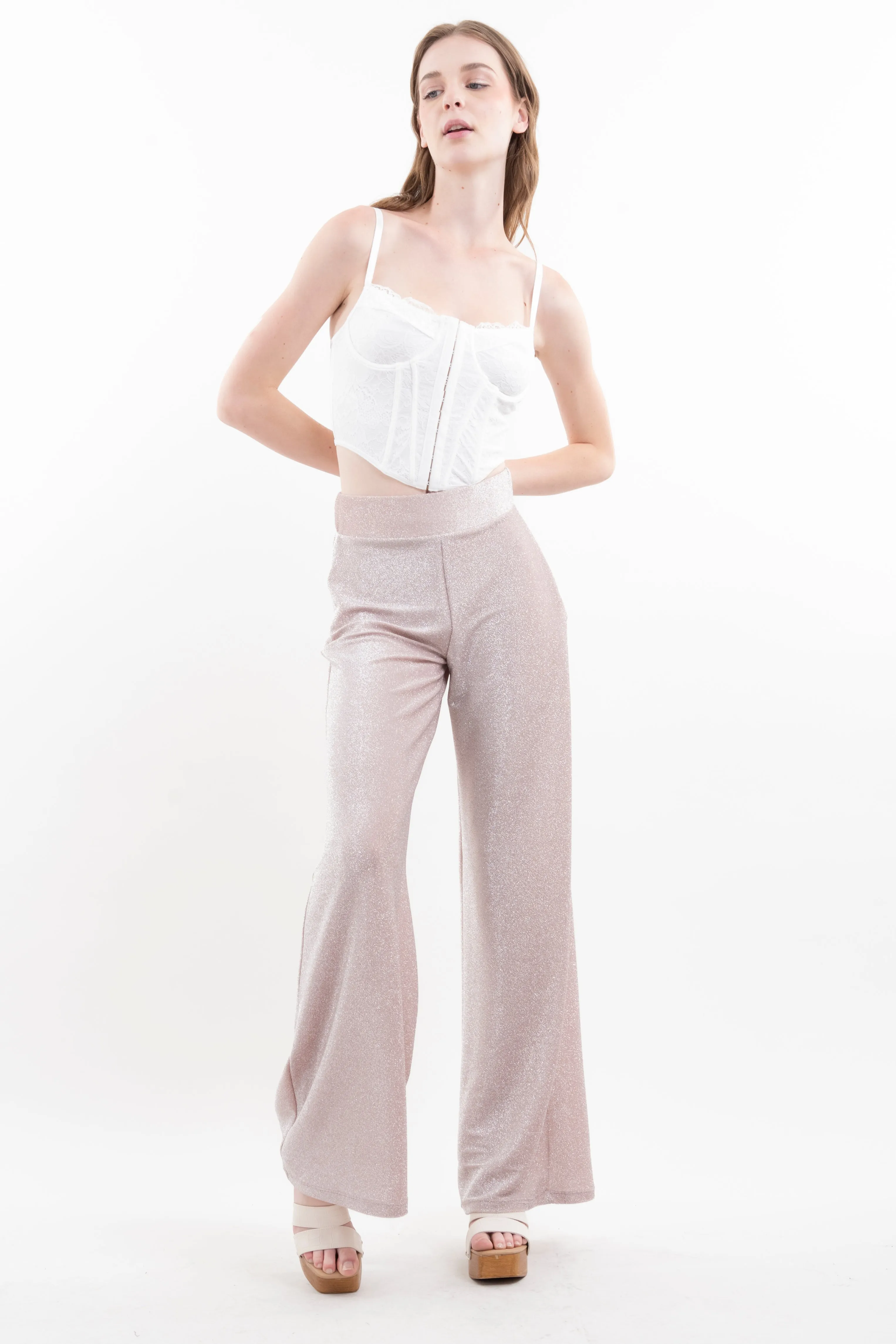 Pantalón amplio lúrex sold by Shasa product image thumbnail 2