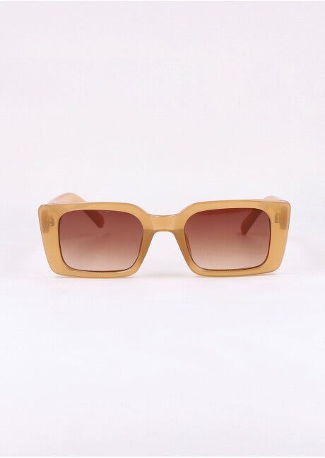 Lentes cuadrados oversize glitter sold by Shasa