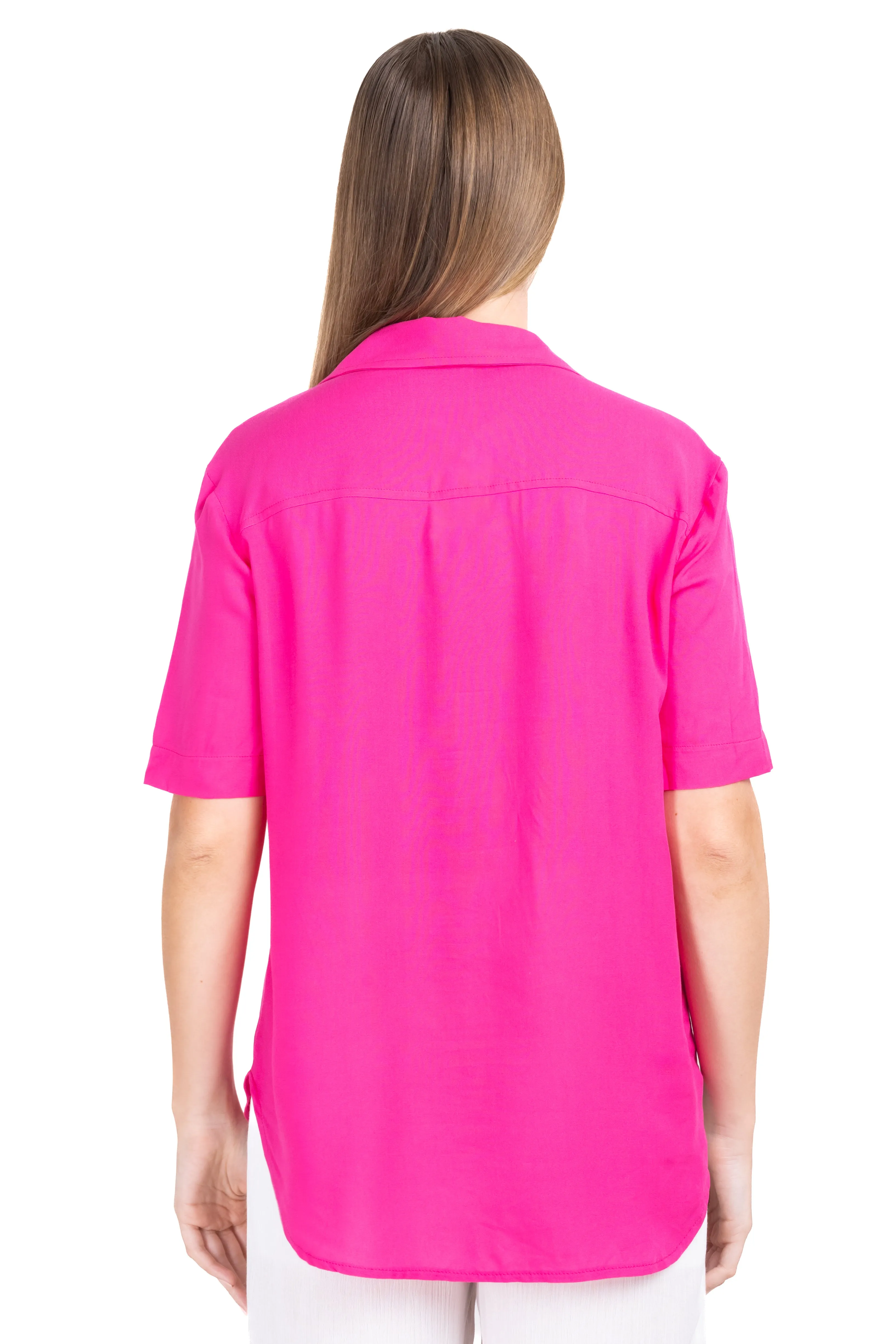 Camisa lisa manga corta botones sold by Shasa product image thumbnail 3