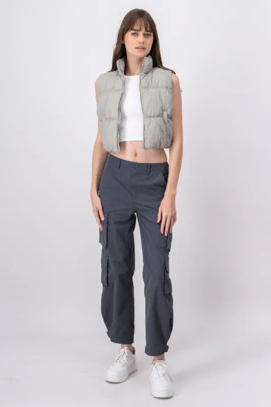 Pantalón Cargo Cintura Media sold by Shasa