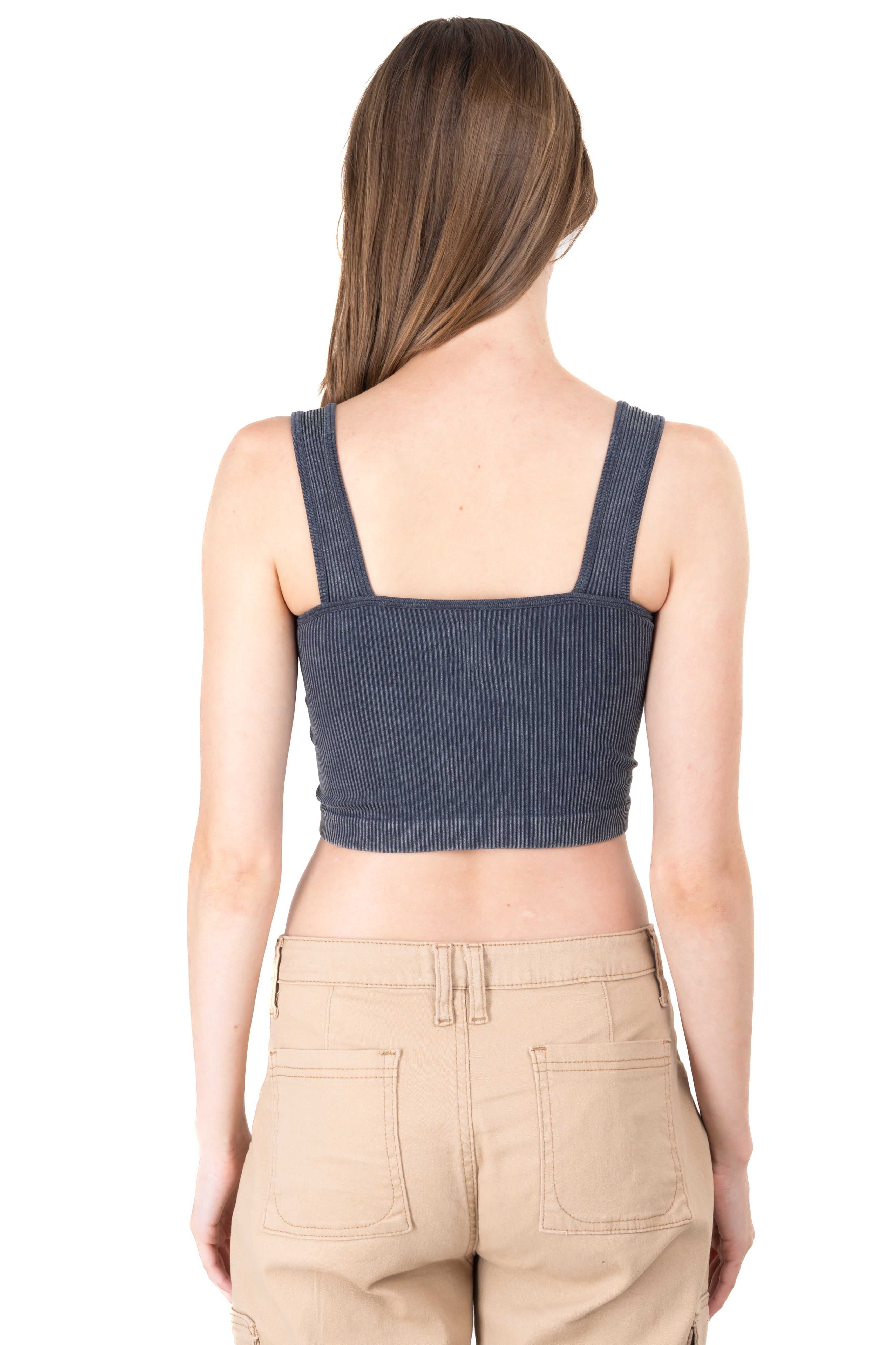 Top seamless tirantes acid wash sold by Shasa product image thumbnail 4