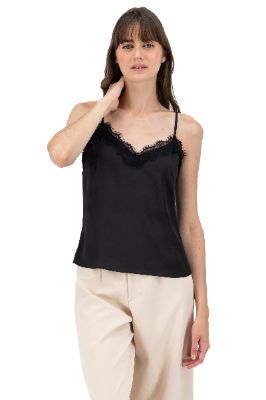 Top satinado borde encaje sold by Shasa