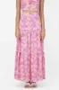 Maxi falda olanes estampada flores sold by Shasa