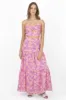 Maxi falda olanes estampada flores sold by Shasa