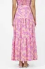Maxi falda olanes estampada flores sold by Shasa