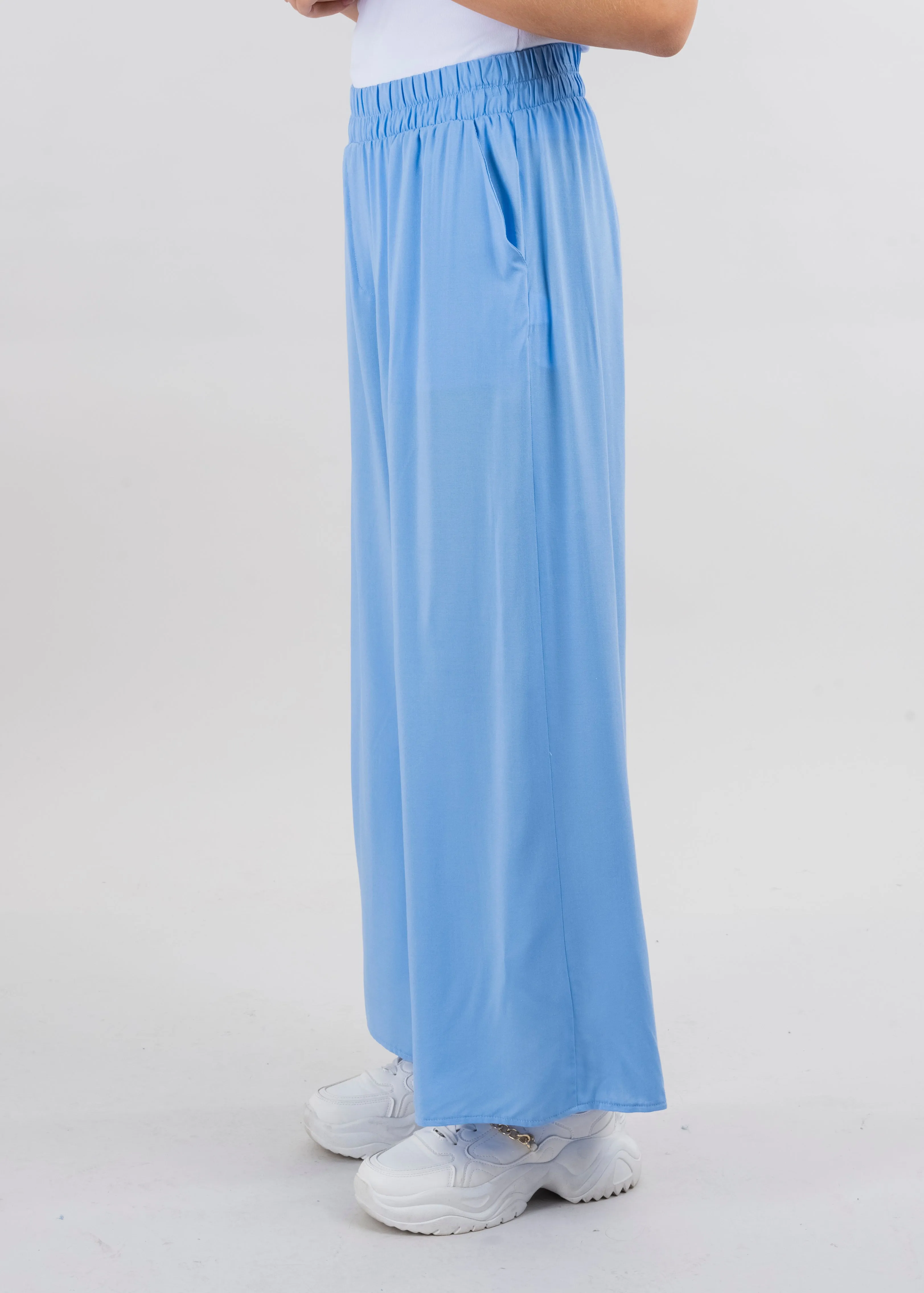 Pantalón Wide Leg Cintura Alta Fruncida sold by Shasa product image thumbnail 3