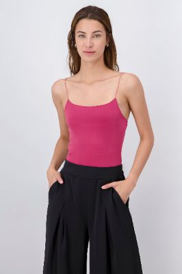 Bodysuit liso tirantes delgados sold by Shasa