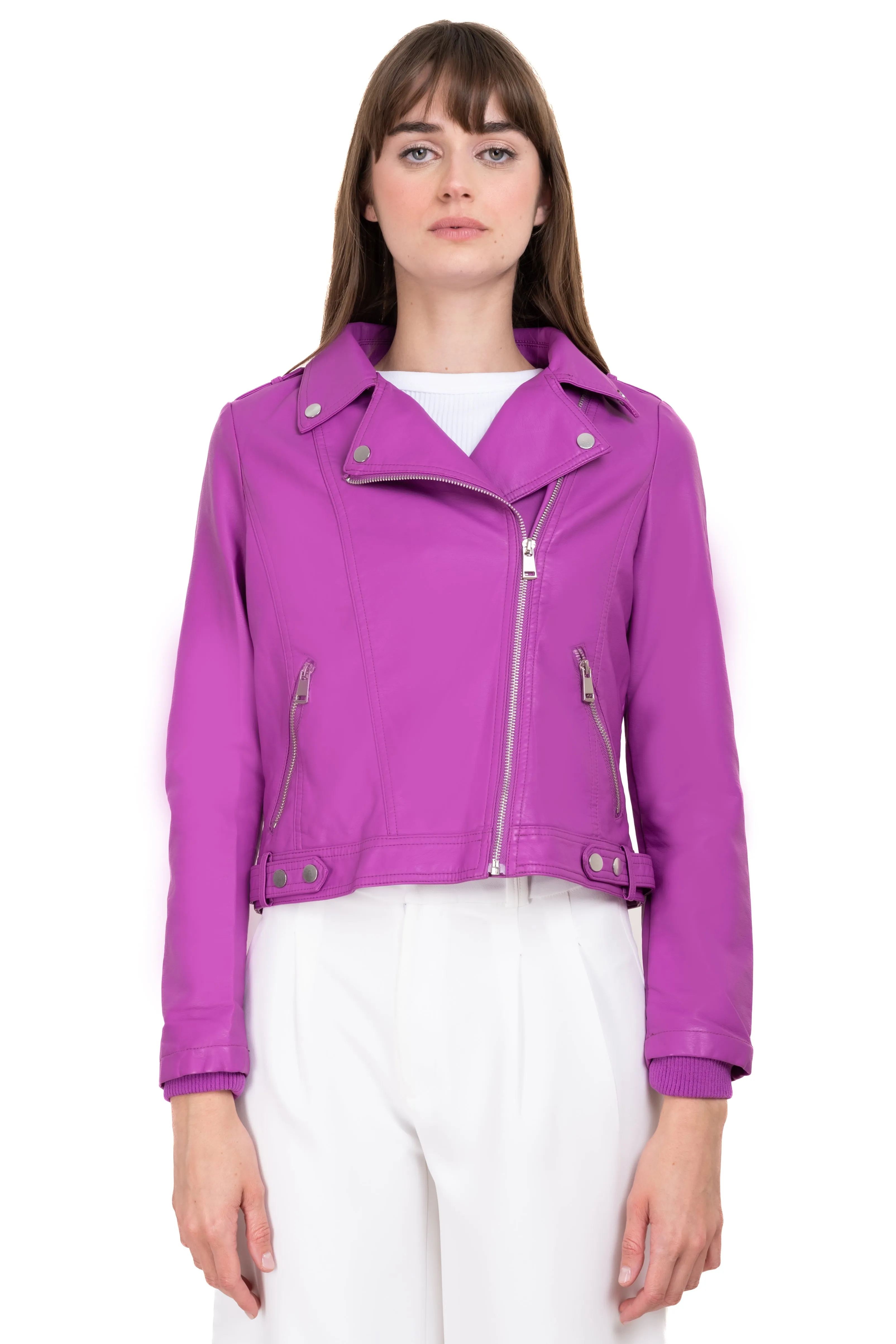 Chamarra biker efecto piel sold by Shasa product image thumbnail 2