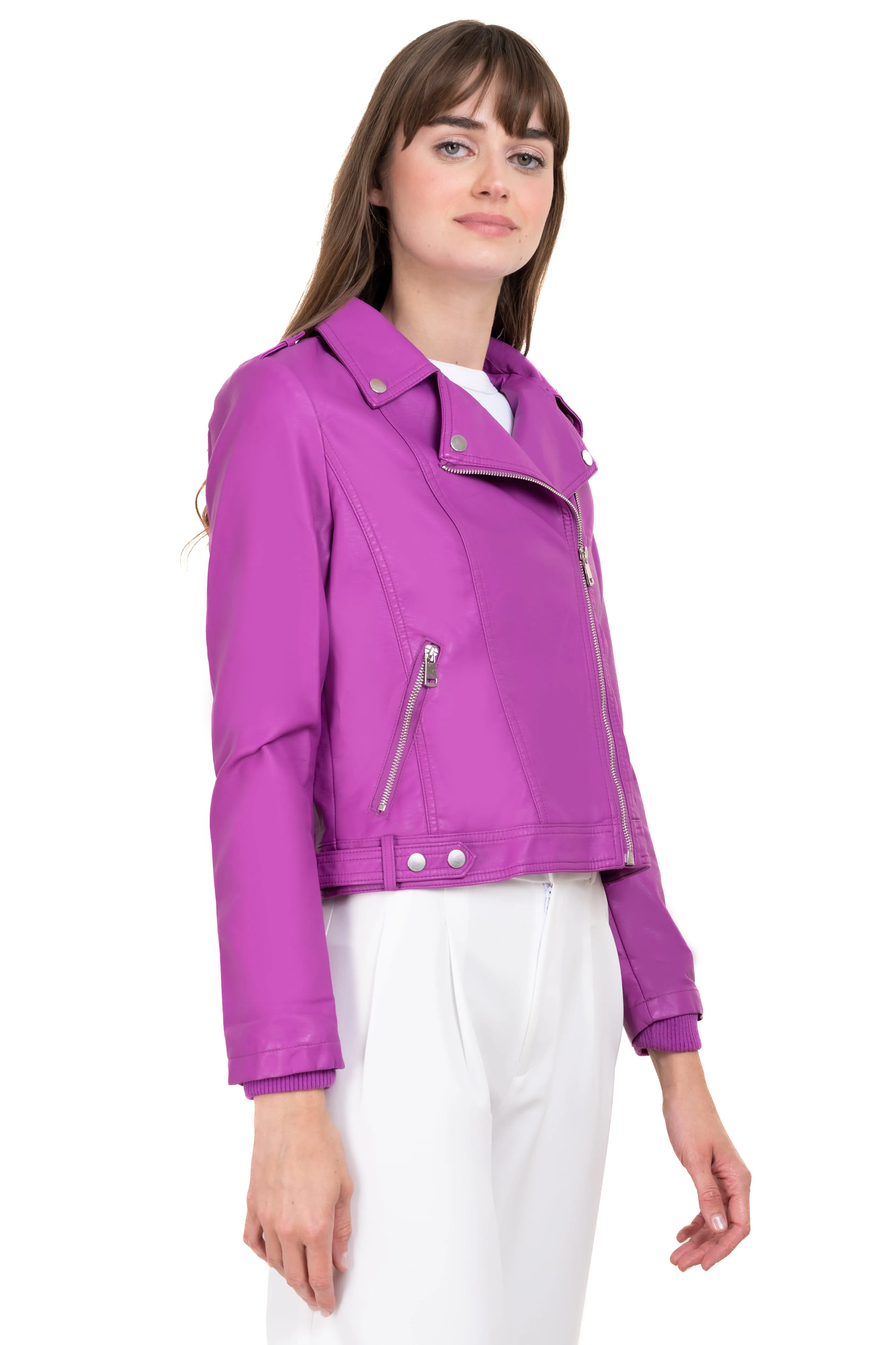 Chamarra biker efecto piel sold by Shasa product image thumbnail 3