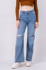 Jeans straight destrucción rodilla sold by Shasa