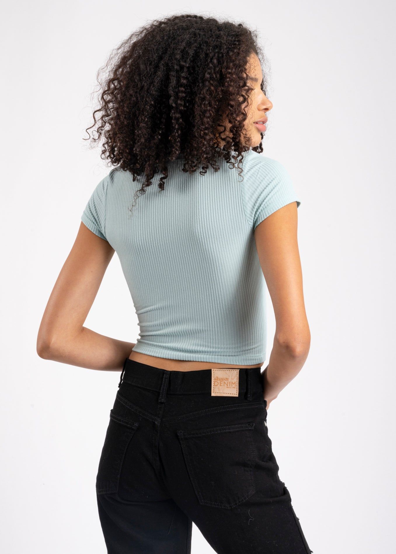 Top manga corta acanalado sold by Shasa product image thumbnail 4