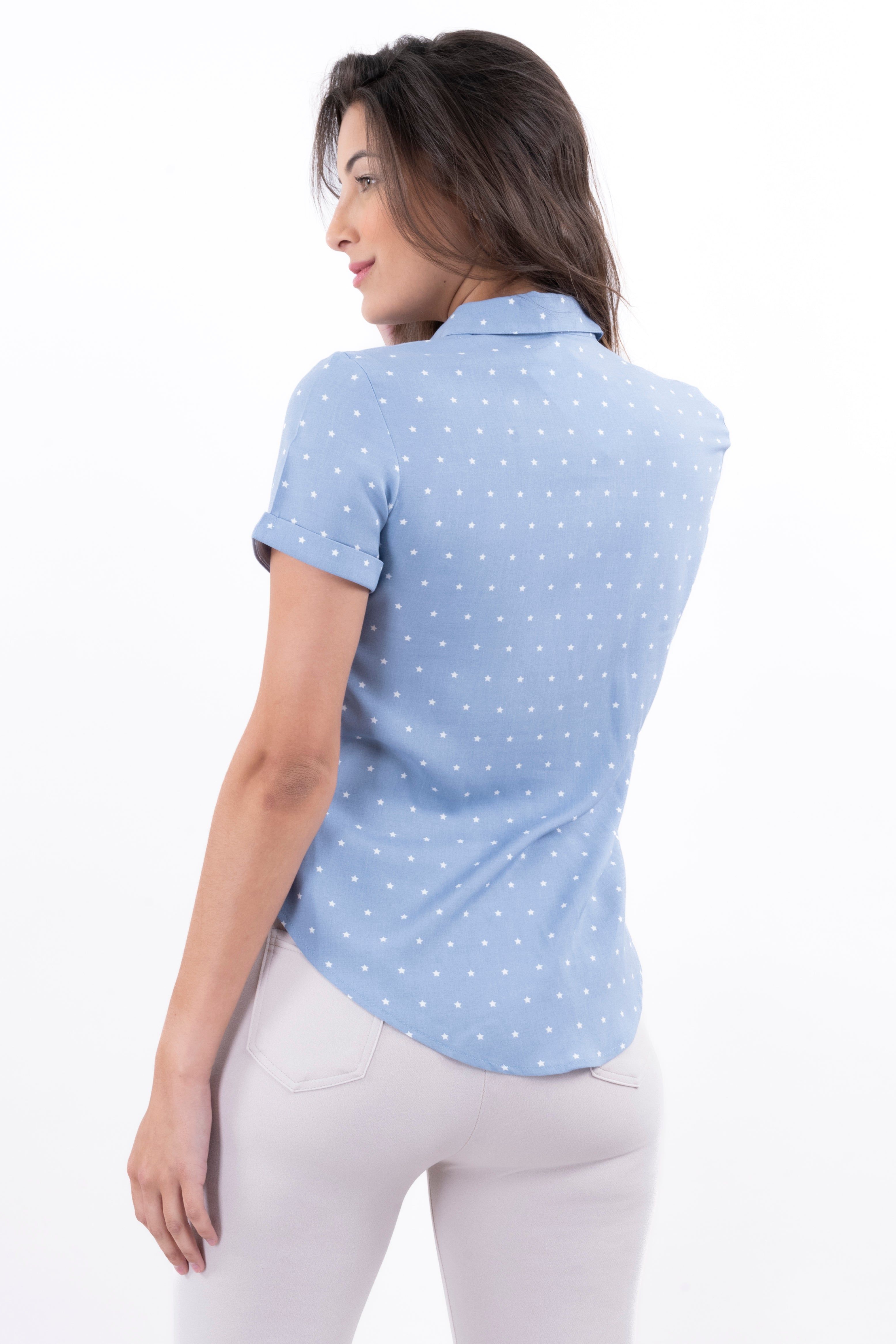 Camisa manga corta estrellas sold by Shasa product image thumbnail 4