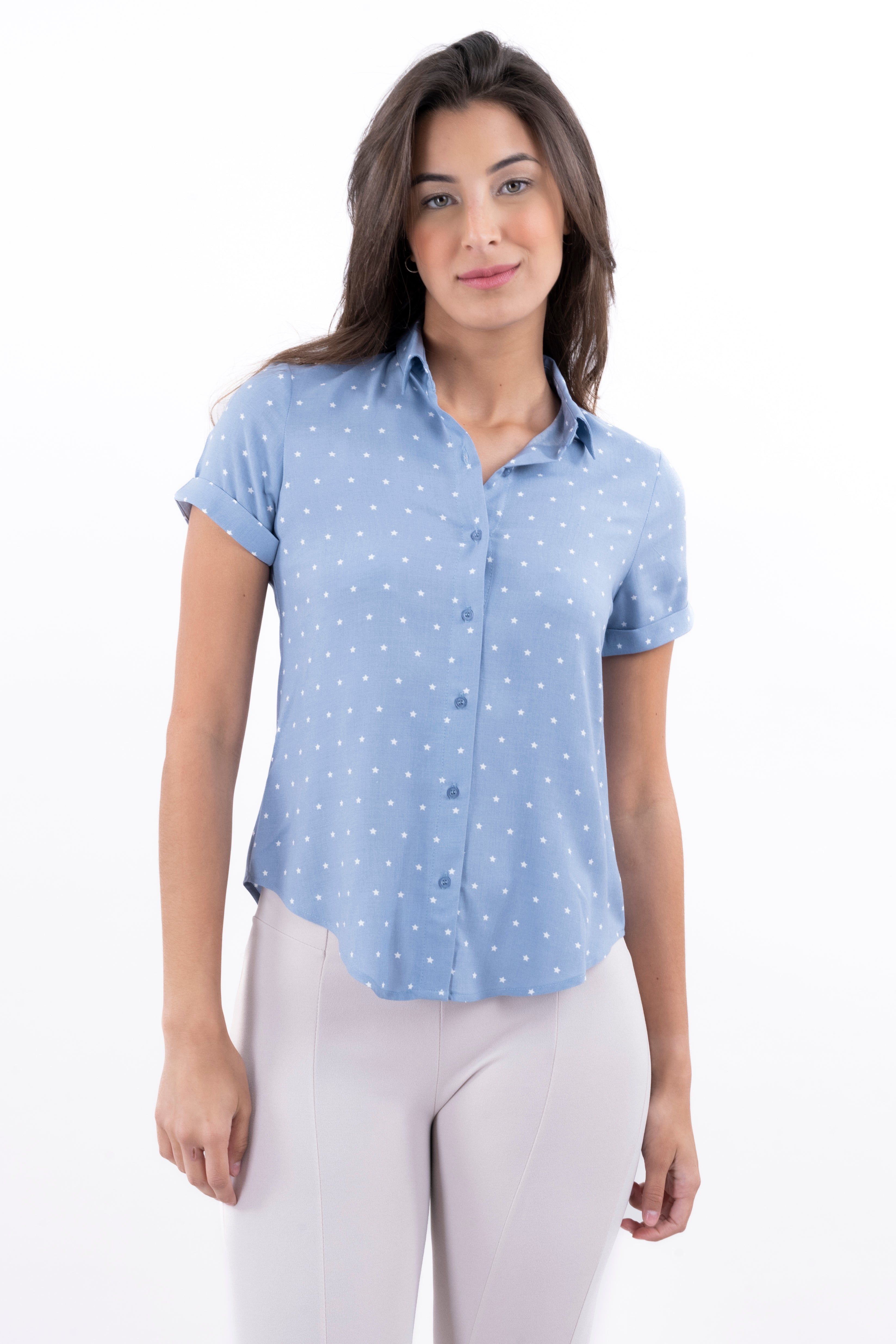 Camisa manga corta estrellas sold by Shasa product image thumbnail 2