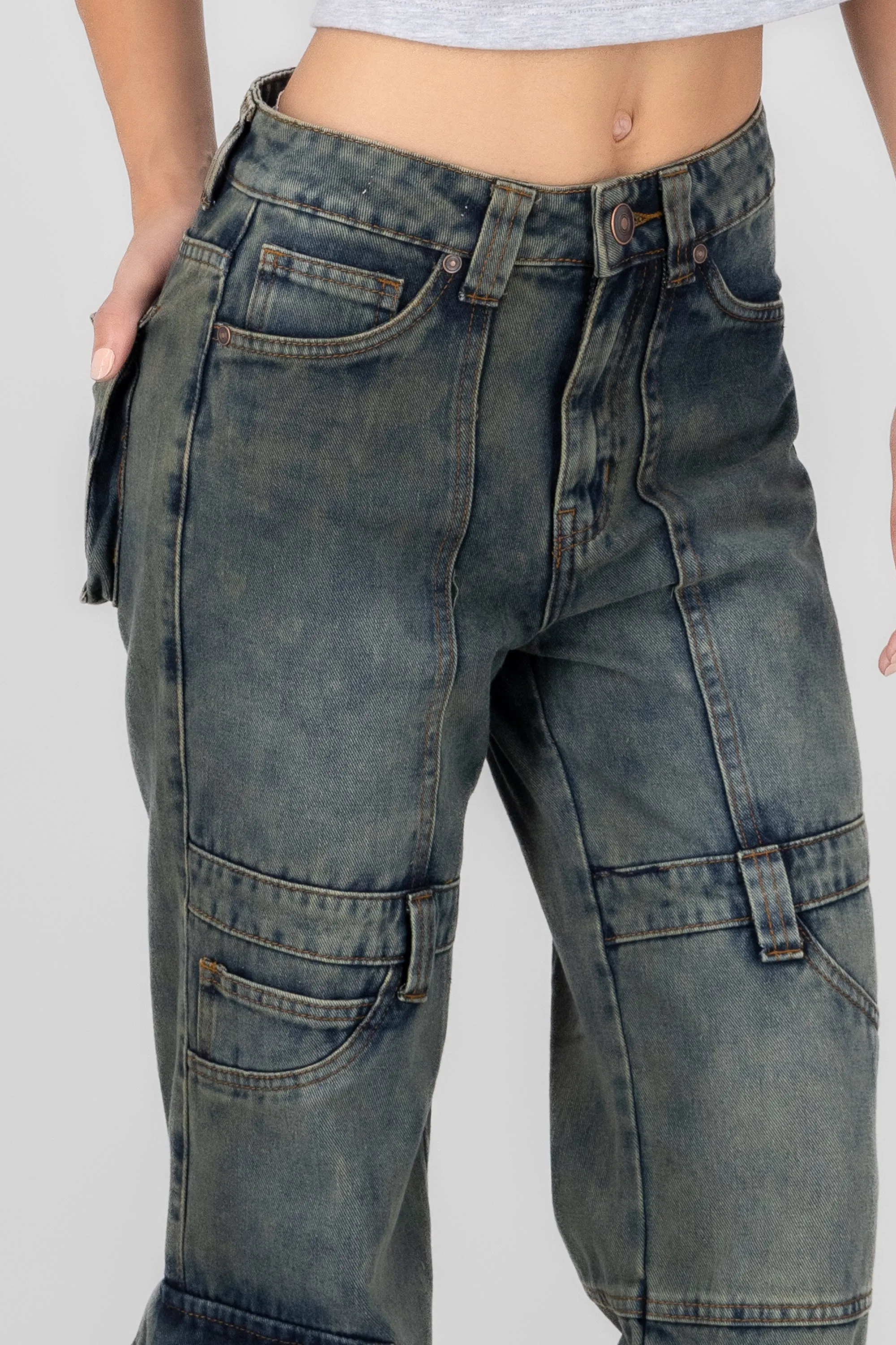 Jeans deatalle costuras sold by Shasa product image thumbnail 5
