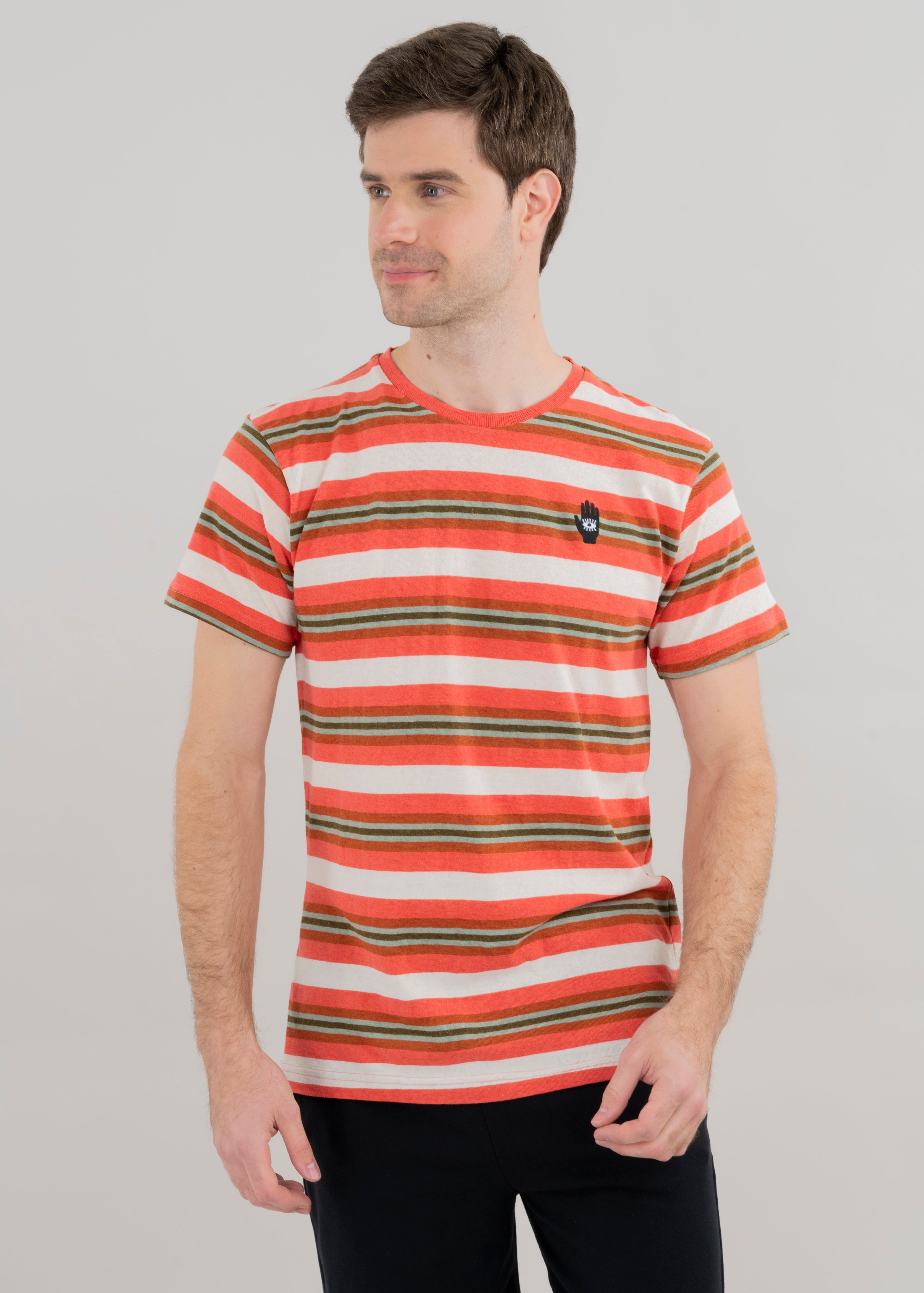 Playera tejido felpa rayas sold by Shasa