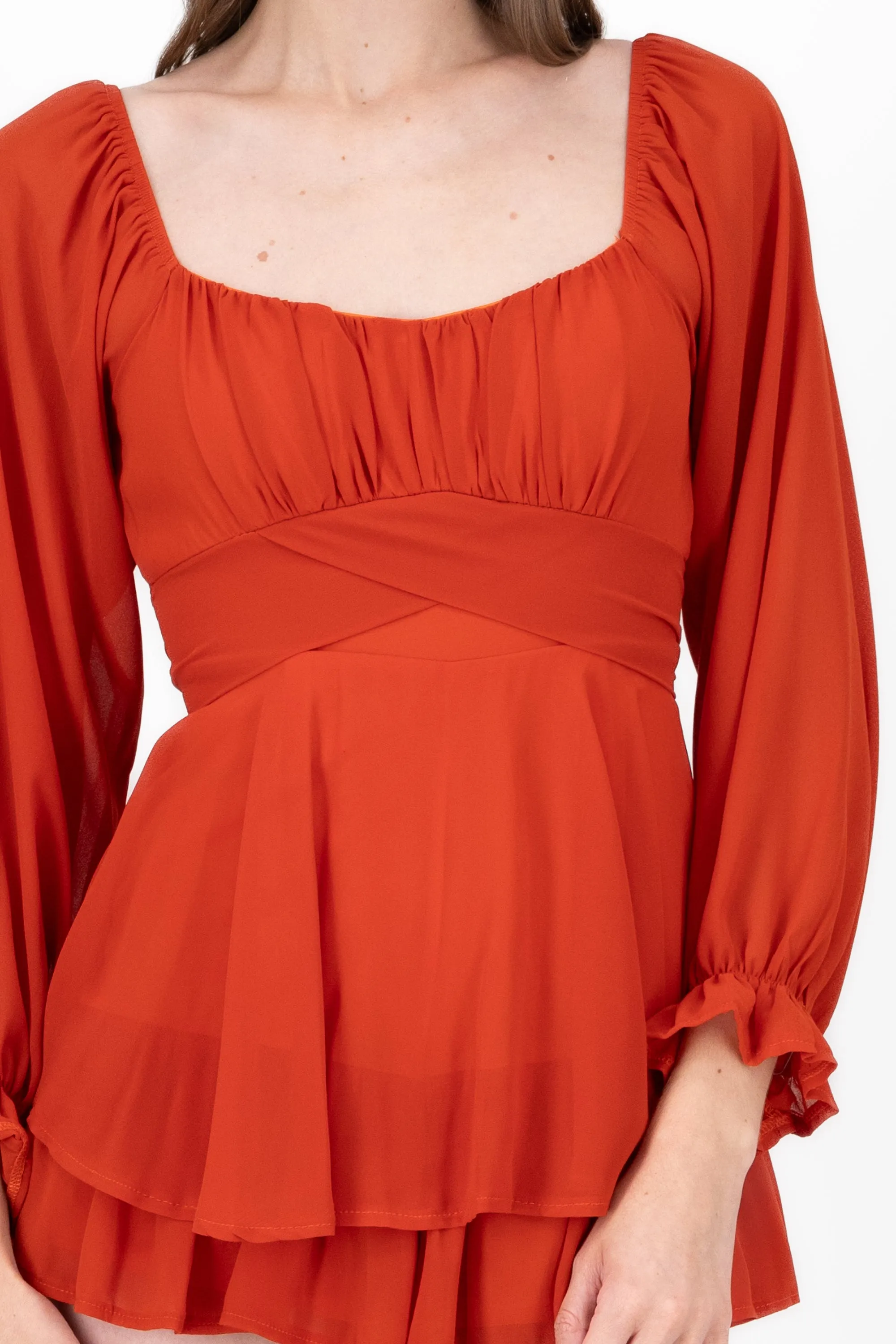 Vestido mini manga larga mesh sold by Shasa product image thumbnail 5