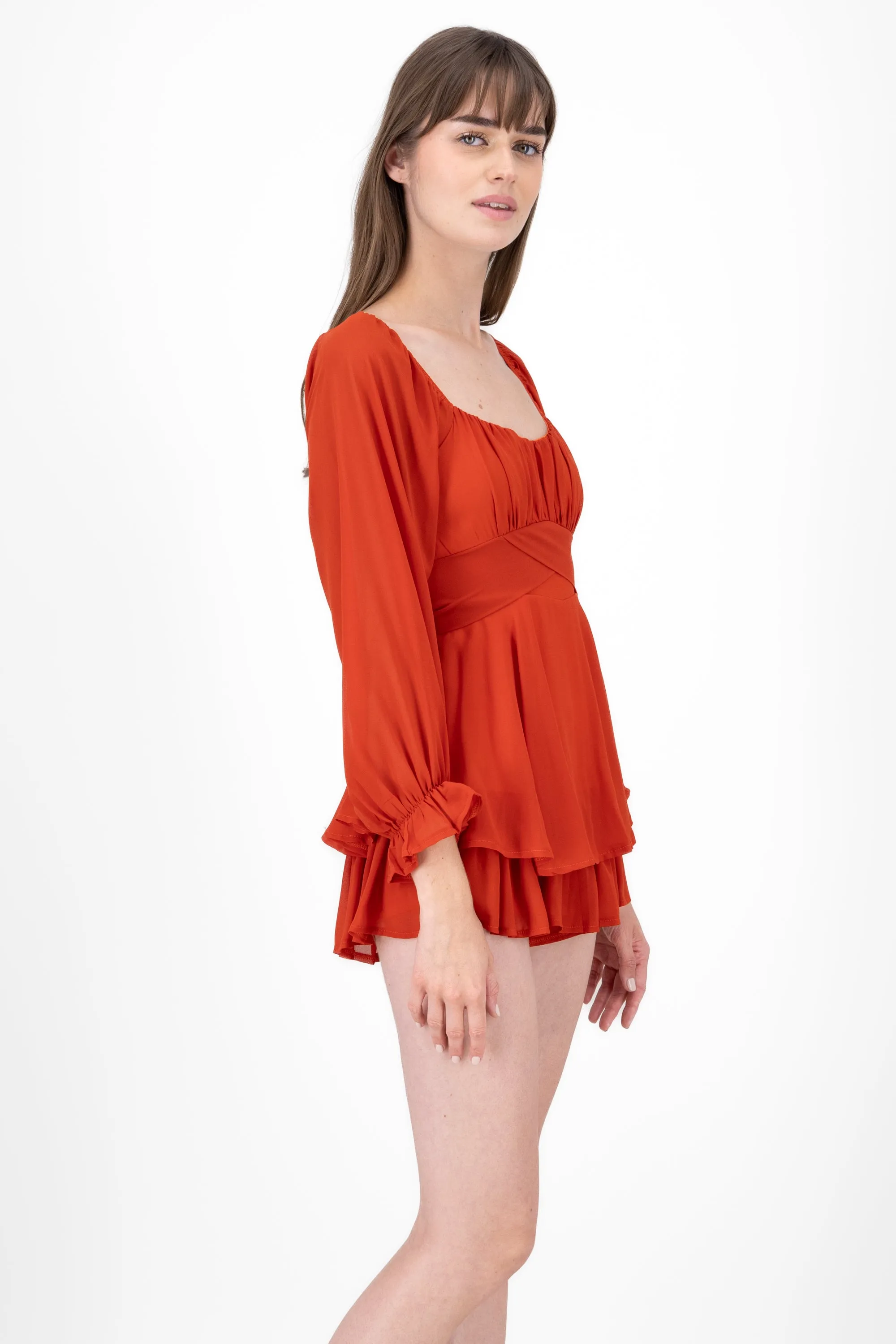 Vestido mini manga larga mesh sold by Shasa product image thumbnail 3