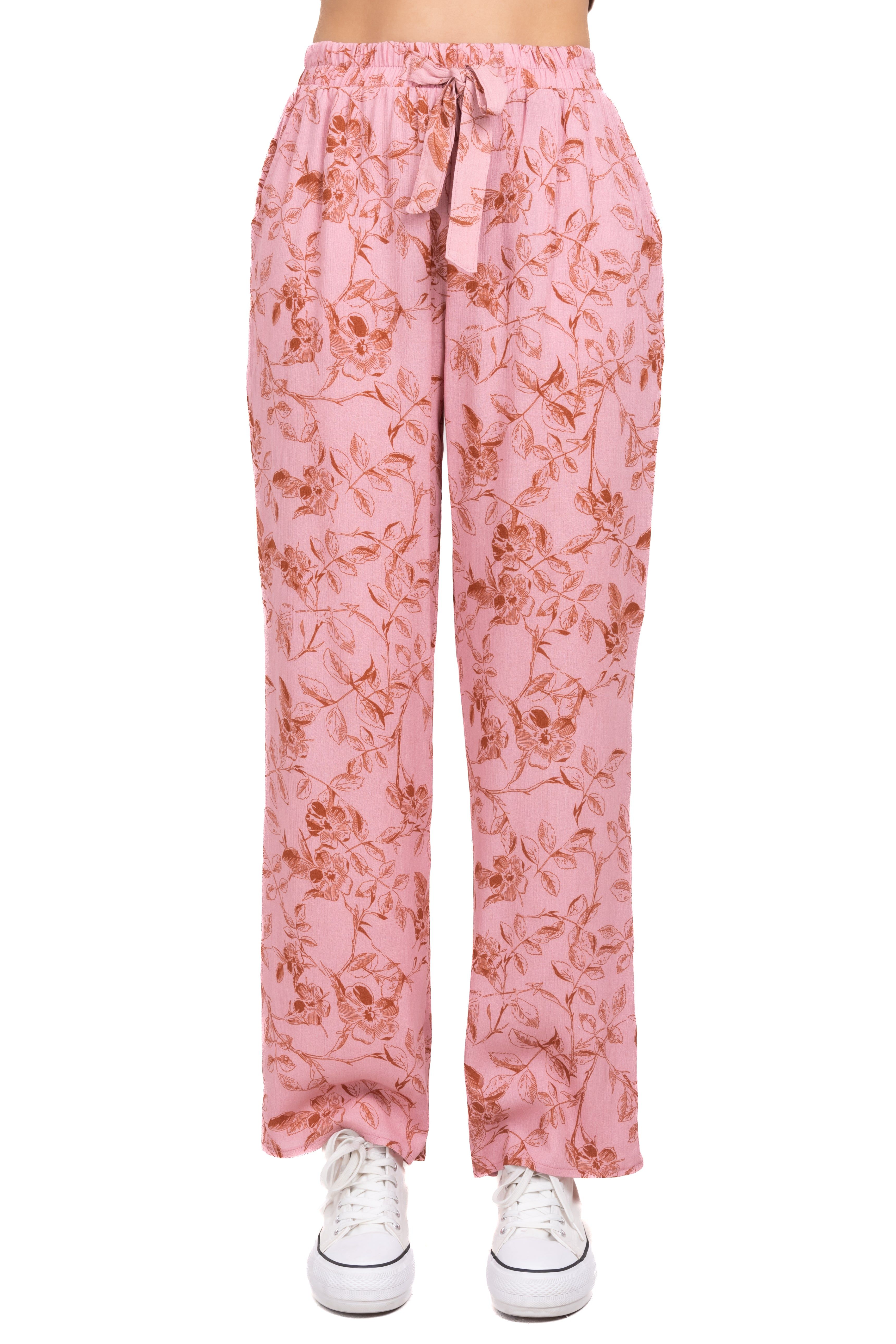 Pantalón recto cintas flores sold by Shasa product image thumbnail 5