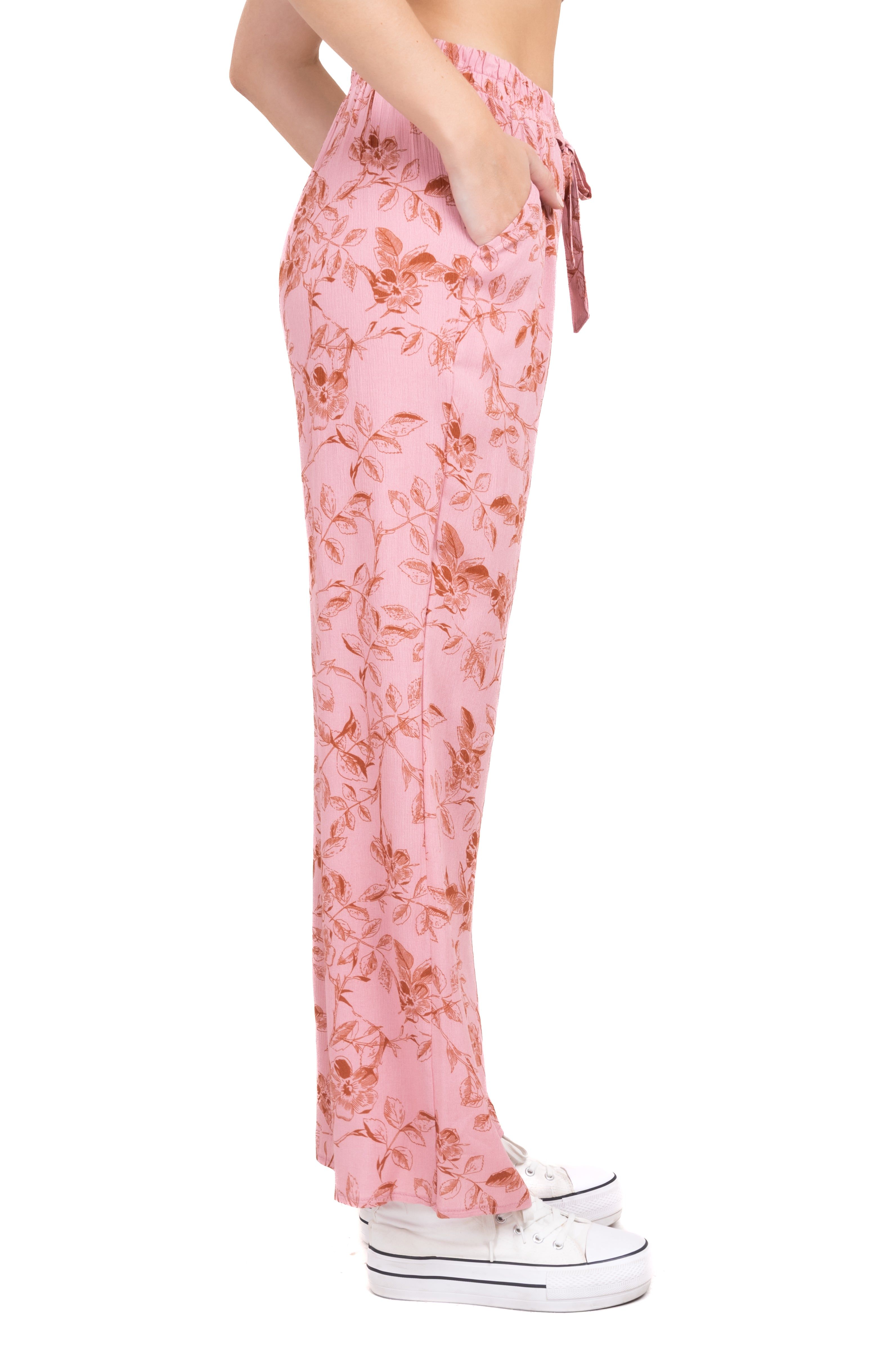 Pantalón recto cintas flores sold by Shasa product image thumbnail 3