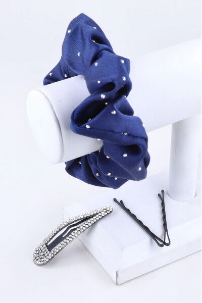 Set 4 accesorios cabello scrunchie sold by Shasa product image thumbnail 4