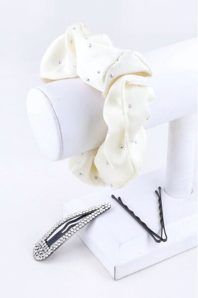 Set 4 accesorios cabello scrunchie sold by Shasa product image thumbnail 2