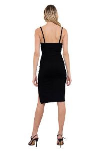 Vestido midi tirantes abertura sold by Shasa
